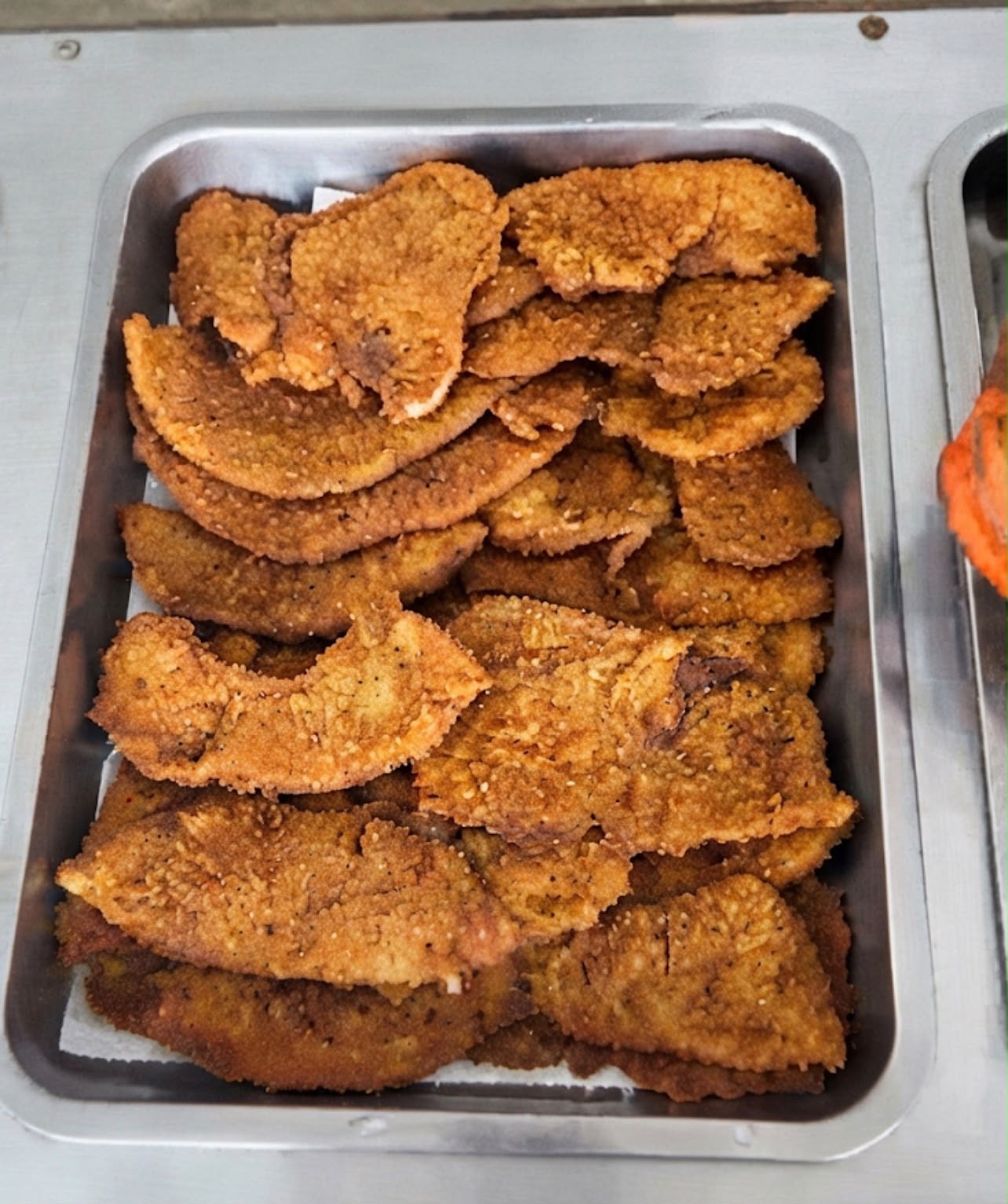 Milanesas recién hechas